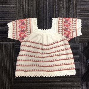 Anthropologie Peasant Blouse
